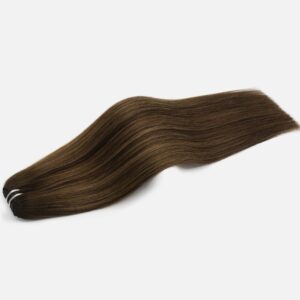 Carmel Brownie Swirl clip in hair extensions