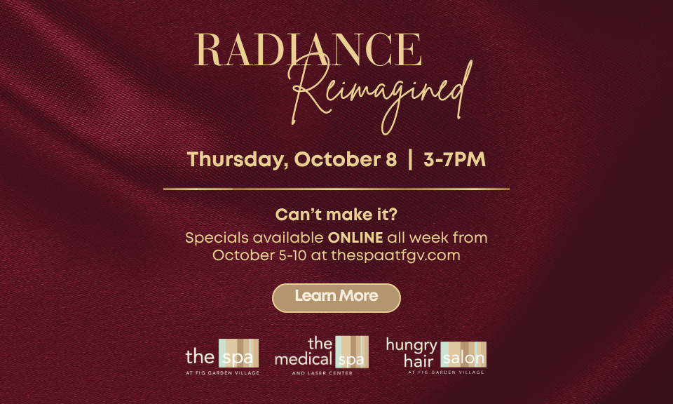 Radiance Reimagined Popup highlighting in store and online sale beginning Thursday October 8th from 3-7pm